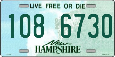 NH license plate 1086730