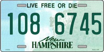 NH license plate 1086745