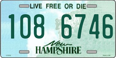 NH license plate 1086746