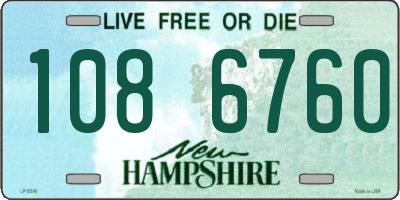 NH license plate 1086760