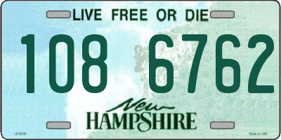 NH license plate 1086762