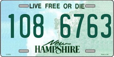 NH license plate 1086763