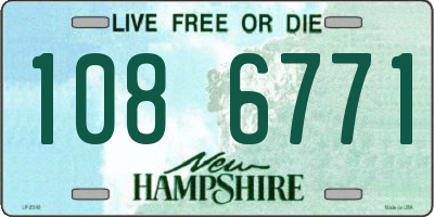 NH license plate 1086771