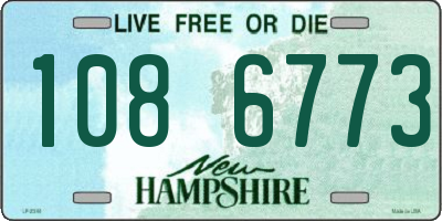 NH license plate 1086773
