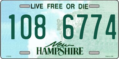NH license plate 1086774