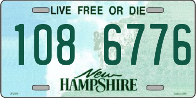NH license plate 1086776