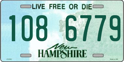 NH license plate 1086779
