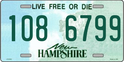 NH license plate 1086799