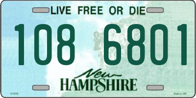 NH license plate 1086801