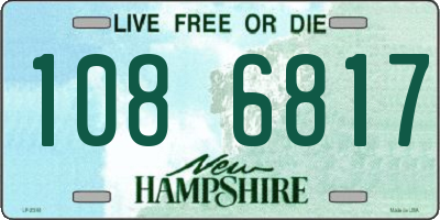 NH license plate 1086817