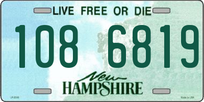 NH license plate 1086819