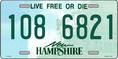 NH license plate 1086821