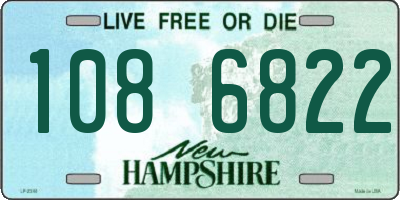 NH license plate 1086822