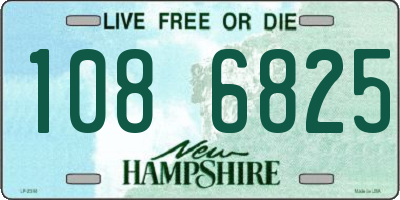 NH license plate 1086825