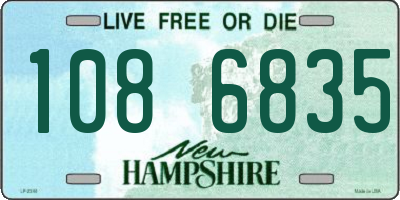 NH license plate 1086835