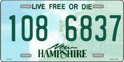 NH license plate 1086837