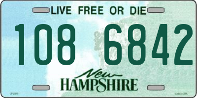 NH license plate 1086842