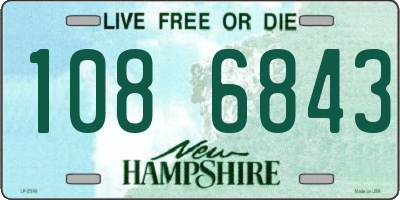 NH license plate 1086843