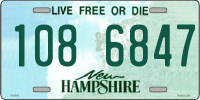 NH license plate 1086847