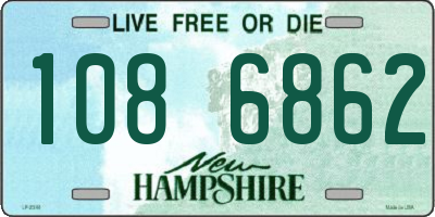 NH license plate 1086862