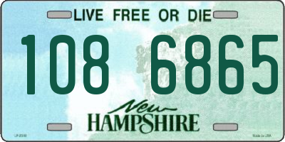 NH license plate 1086865