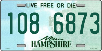NH license plate 1086873