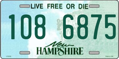 NH license plate 1086875