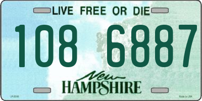 NH license plate 1086887