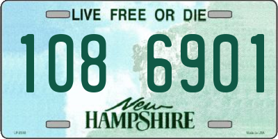 NH license plate 1086901