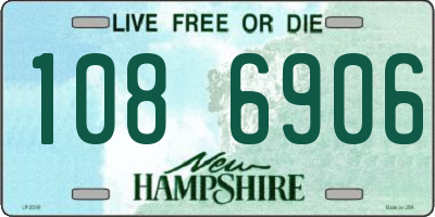 NH license plate 1086906