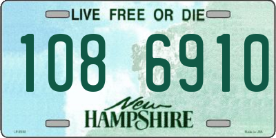 NH license plate 1086910