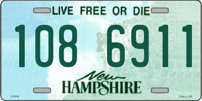 NH license plate 1086911