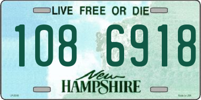NH license plate 1086918