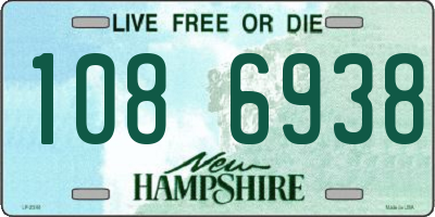 NH license plate 1086938