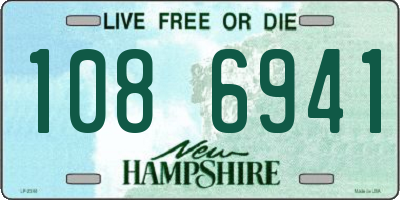 NH license plate 1086941