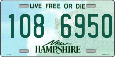 NH license plate 1086950