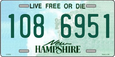 NH license plate 1086951