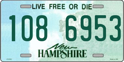 NH license plate 1086953