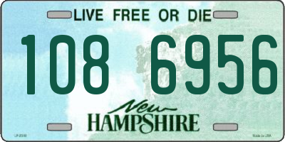 NH license plate 1086956