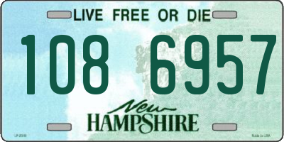 NH license plate 1086957