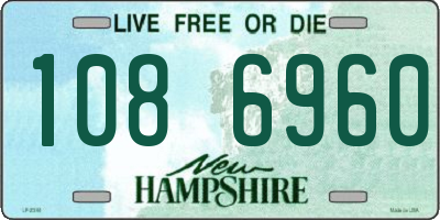 NH license plate 1086960