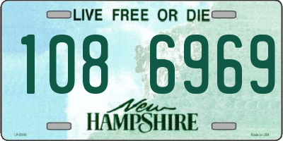 NH license plate 1086969