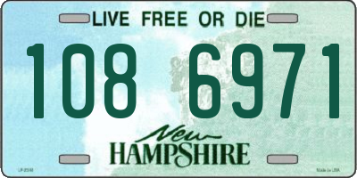 NH license plate 1086971