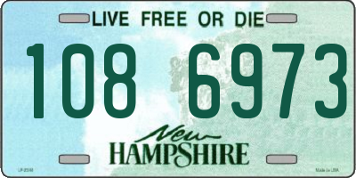 NH license plate 1086973