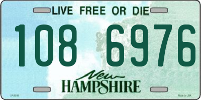 NH license plate 1086976