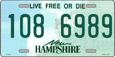 NH license plate 1086989
