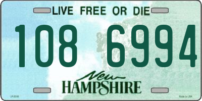 NH license plate 1086994
