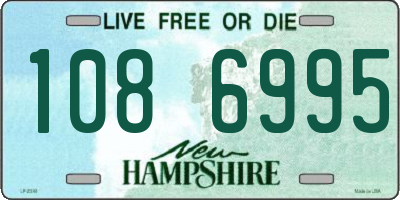 NH license plate 1086995