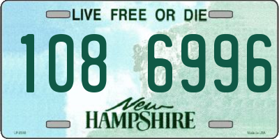 NH license plate 1086996