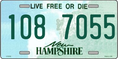 NH license plate 1087055